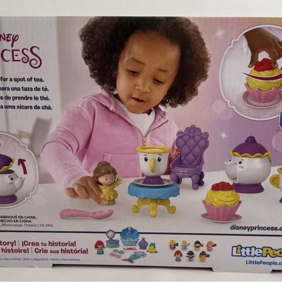 Fisher-Price Disney Princess Belle - Beauty and the Beast Tea Set NEW - Picture 5 of 9
